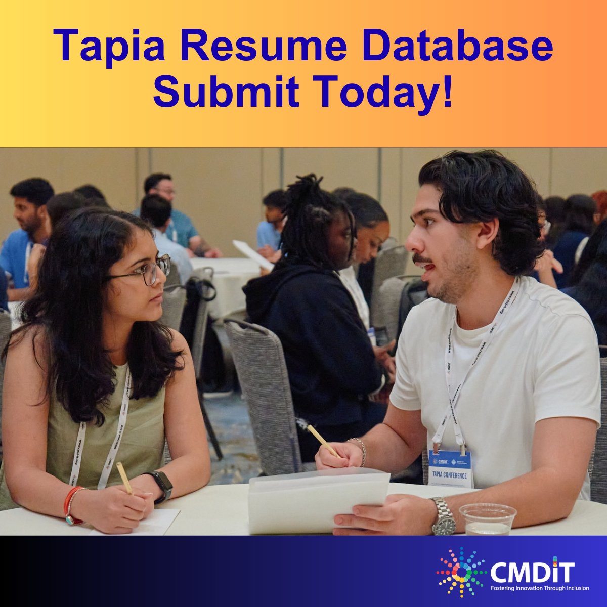 CMD-IT/Tapia Conference tweet media