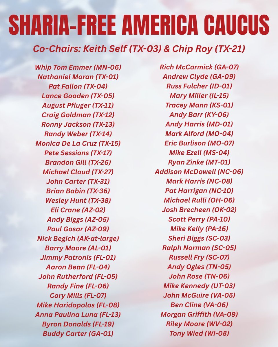 ClintLuckey's tweet photo. @RepRickAllen why have you not joined the Sharia-Free America Cacus? https://t.co/Fr0ledGvBp