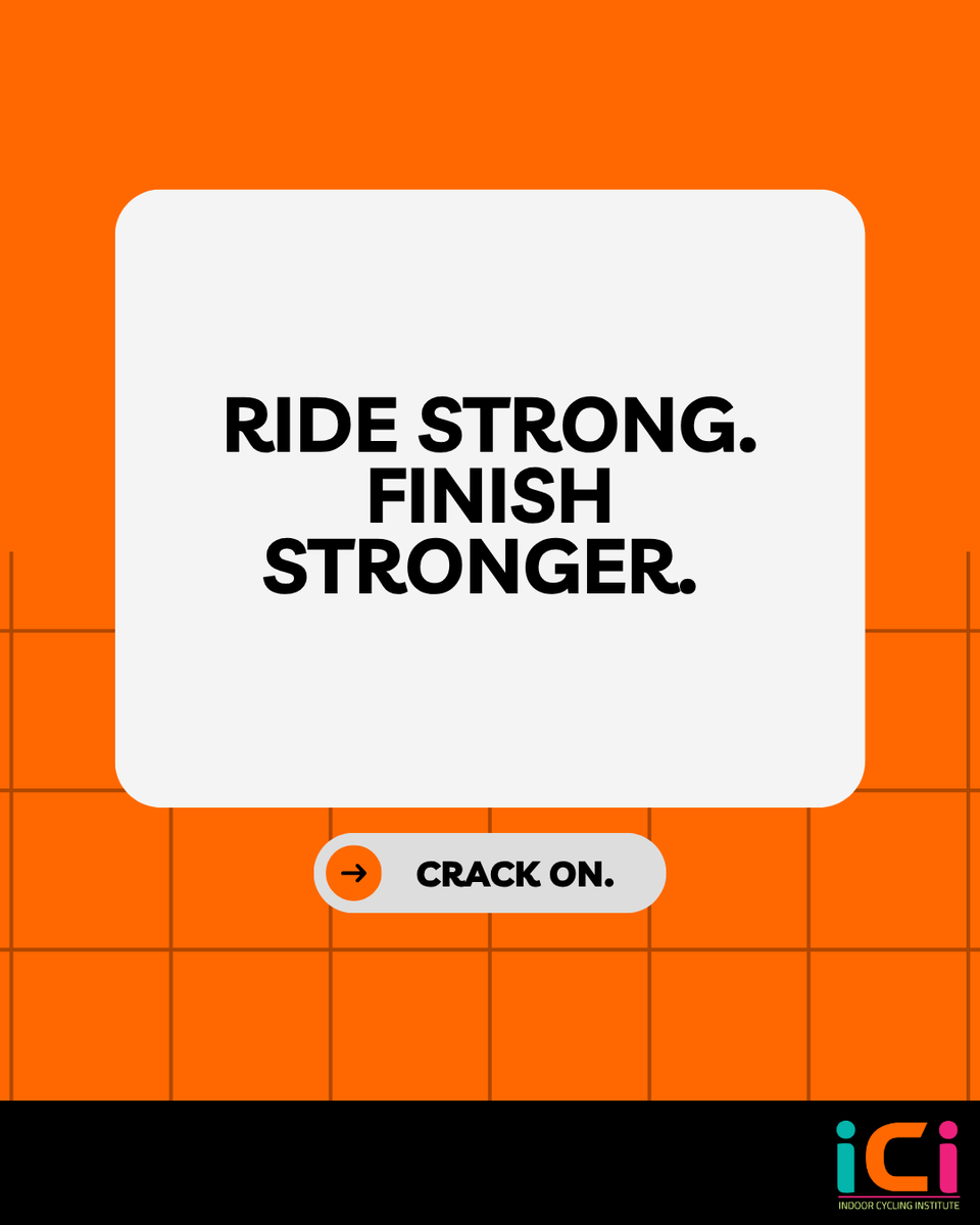 IndoorCyclingIn's tweet image. The finish line isn’t where you fade — it’s where you find out what you’ve got left. 
Dig deep and give it everything. 

#FinishStrong #PowerThrough #FinalPush