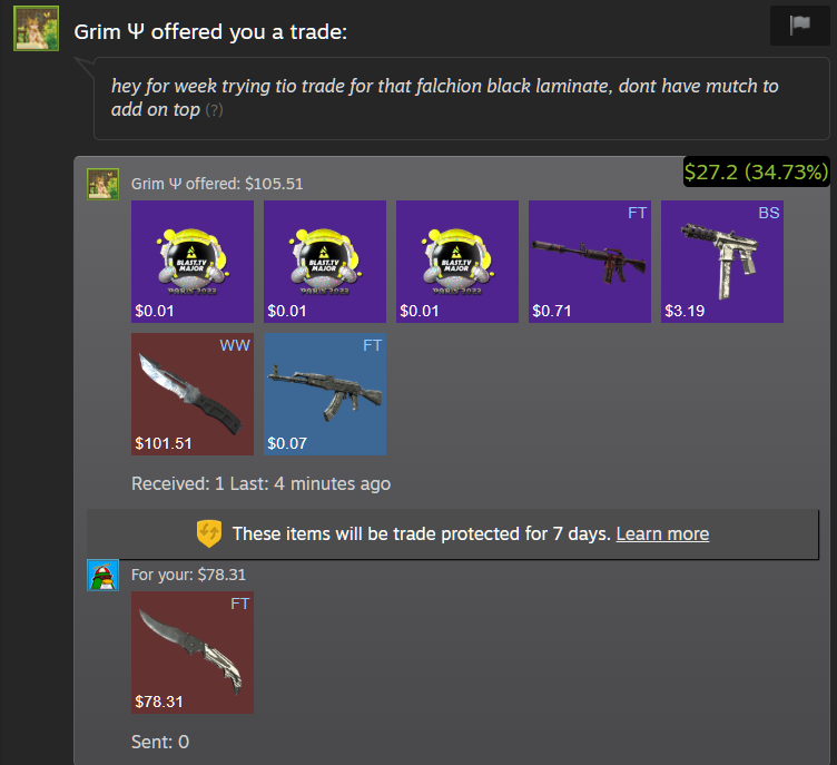 Spanky - Buying CS2 Skins💰 tweet media