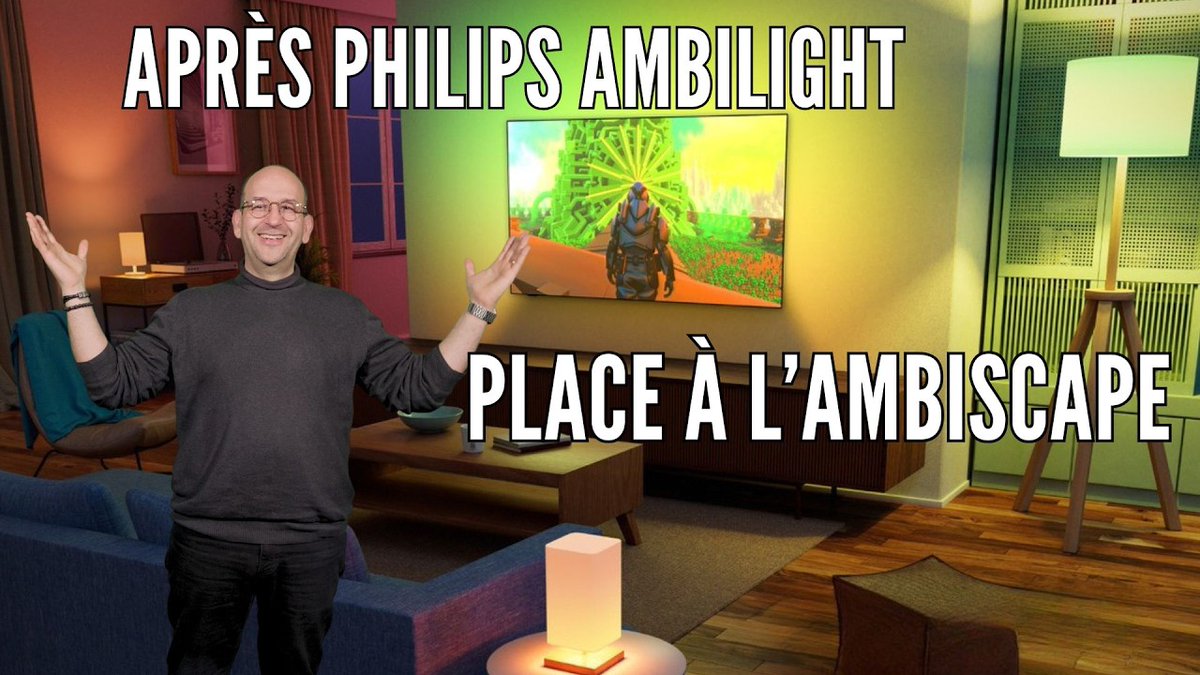dmeance's tweet image. Philips Ambilight passe à l'AmbiScape en 2026 youtu.be/WSTD3QOKX8k?si… via @YouTube @DavidNogueira_3 
@PhilipsFrance #Philips #Ambilight #AmbiScape #PhilipsAmbiScape #Hue #PhilipsHue #Eclairage #Intelligent #Ampoules #Connectées #Technologie #IA #TV #Présentation #Informations