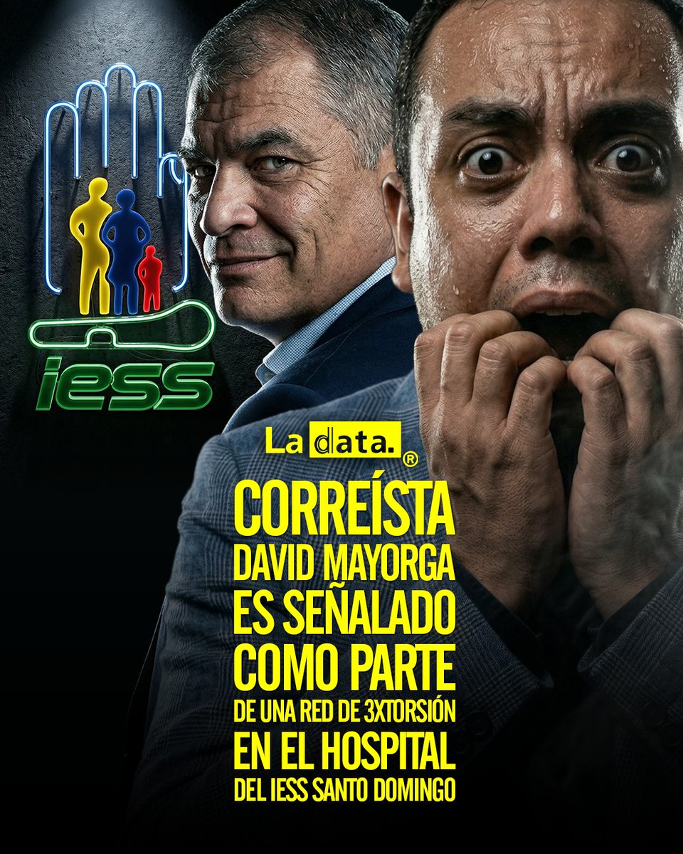 #Tendencia Correísta David Mayor es señalado como parte de una red de 3xtorsión en el hospital del IESS Santo Domingo 

Fiel al correísmo hasta la actualidad,David Mayorga actual directos provincial del IESS Santo Domingo, opera como el presunto líder de una estructura cr1minal