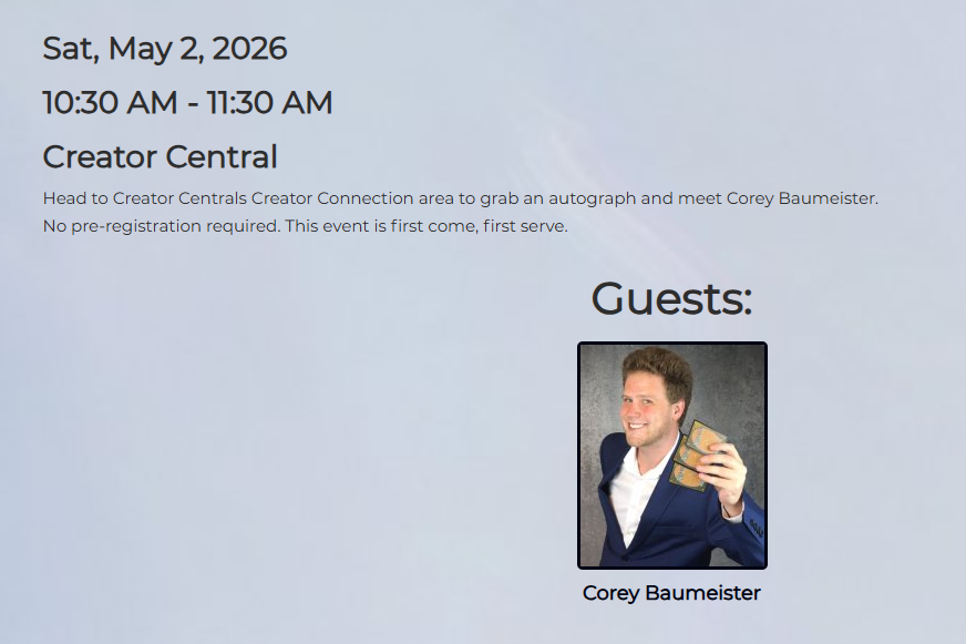 Corey Baumeister tweet media