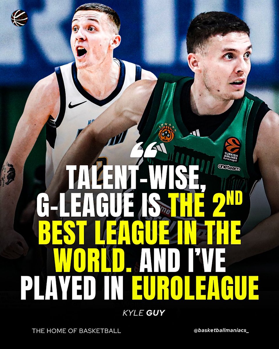 bballmaniacs_'s tweet photo. Kyle Guy about G-league and Euroleague👀🎙️

Via: NBA G-league chronicles fueled by Gatorade

#paobc #nba #gleague #olympiacosbc #kkcz https://t.co/z3MgL2Cm8w