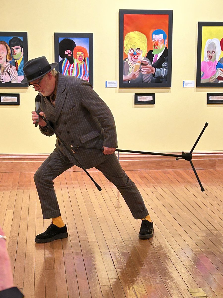 alexrobertcroft's tweet photo. “I bet no one’s ever opened an exhibition like this” - new @JamesMoir10 exhibition at @BradfordMuseums Cartwright Hall is great! https://t.co/idZpnLC1y8