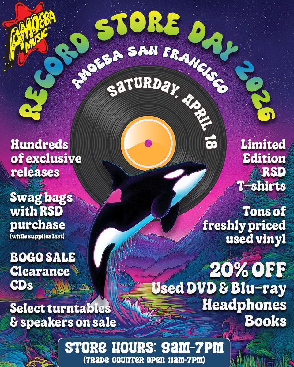 Amoeba San Francisco tweet media