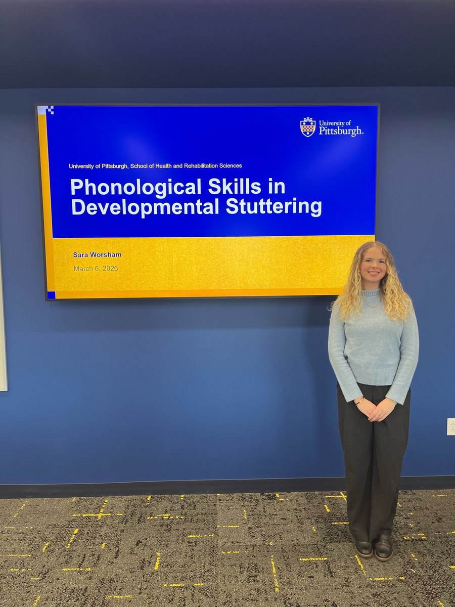 Pitt Communication Science and Disorders tweet media