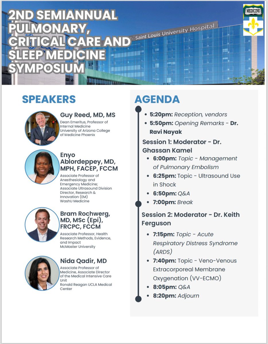 SLU Pulmonary and Critical Care Fellowship tweet media