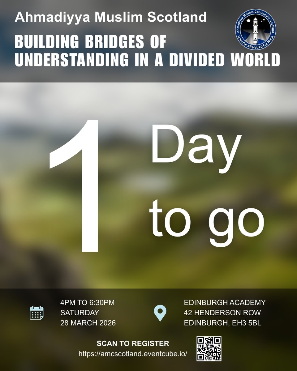 Ahmadiyya Scotland tweet media