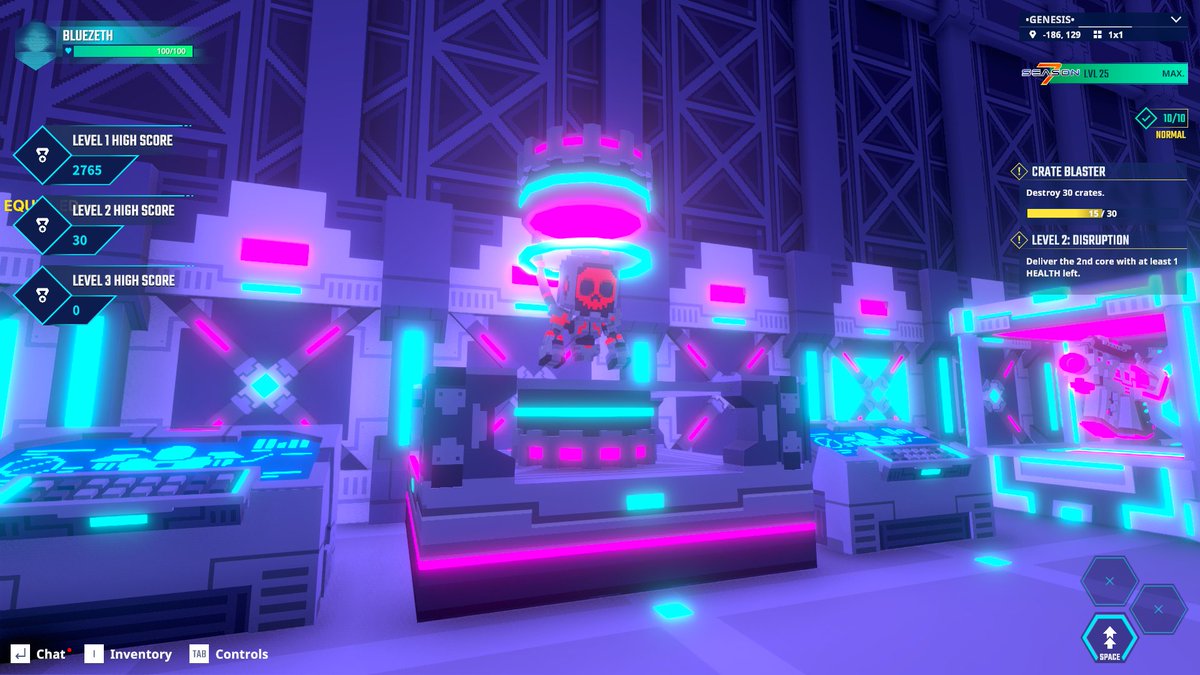 Deathbot spotted in The Sandbox Season 7. I’m definitely not panicking. <a href="/TheSandboxGame/">The Sandbox</a>  tsbga.me/TheSandbox #Season7