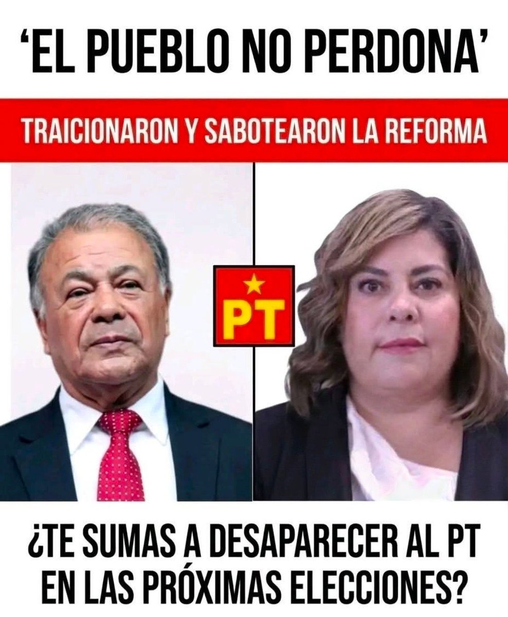 DifCorrupcion's tweet photo. A chingar a su madre el @PTnacionalMX debe irse al basurero de la historia, junto al #CartelDelMCPRIAN y los partidos cascajo que quieren formarse LOS QUE DEFIENDEN PESE AL PUEBLO SUS PROPIOS INTERESES 

#ADesaparecerPTyELVERDE
#FueraPTyVerde https://t.co/P8aSHQLzEX