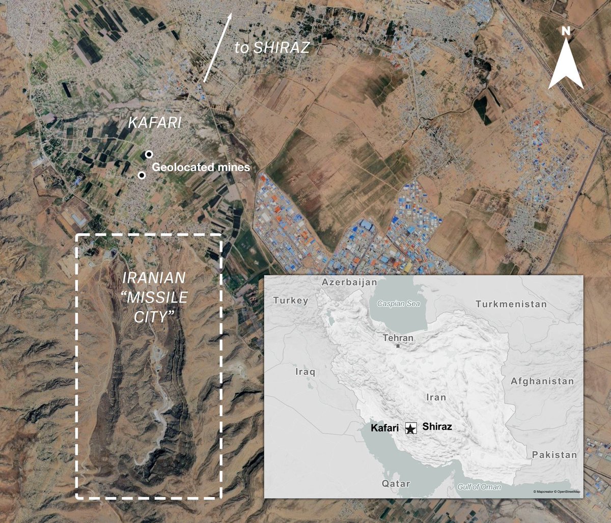 WorldSignalLive's tweet photo. 🇺🇸🇮🇷 JUST IN: U.S. reportedly dropping landmines around Iranian missile cities to target ballistic missile launch vehicles.
Some of the mines are falling on nearby towns.
Escalation takes a dangerous new turn. https://t.co/2SdWO7Hzo3