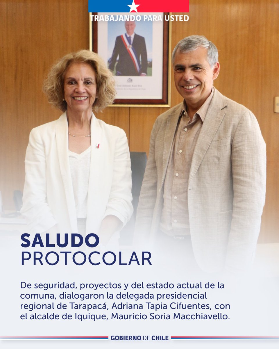 Delegación Presidencial Regional de Tarapacá tweet media