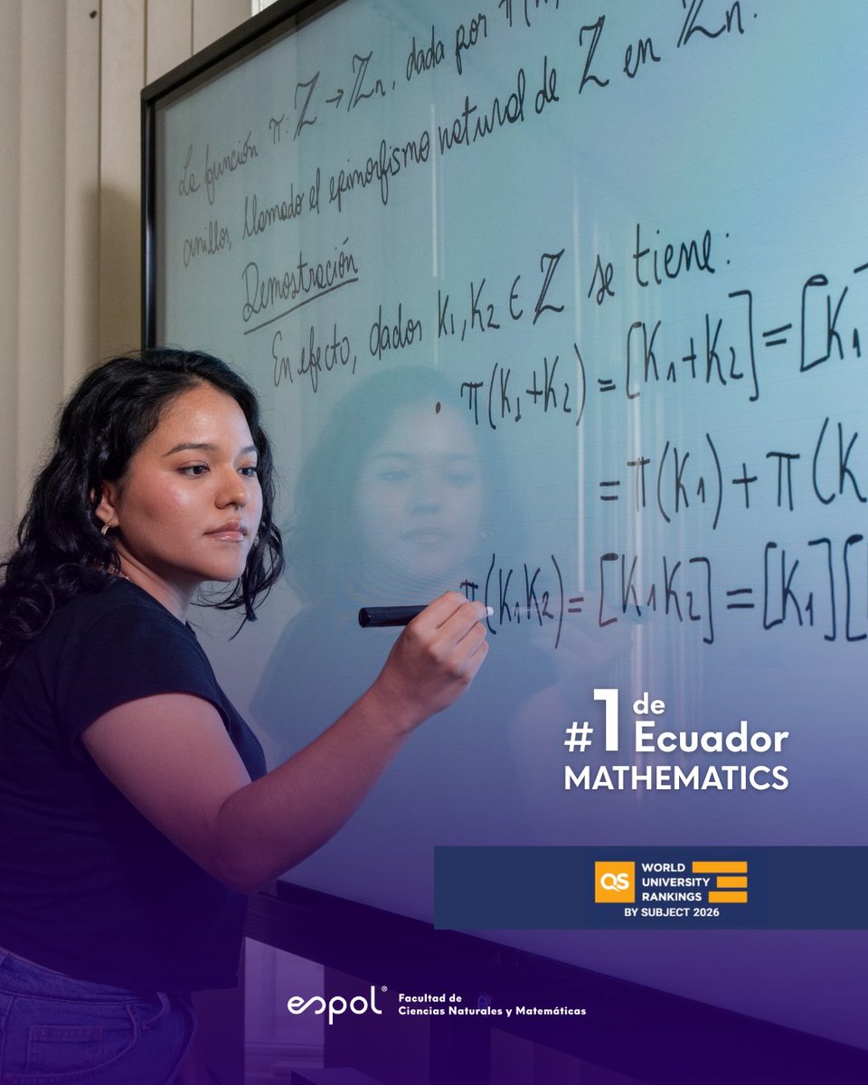 Facultad de Ciencias Naturales y Matemáticas tweet media