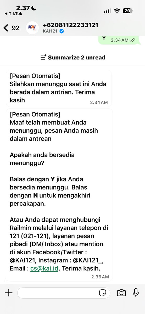 ayawasgone's tweet photo. gjls bgt dr jam 12 chat cs whatsaap kaya ginj terus, ga solutif bgt @KAI121 https://t.co/vKkCqjoXV4