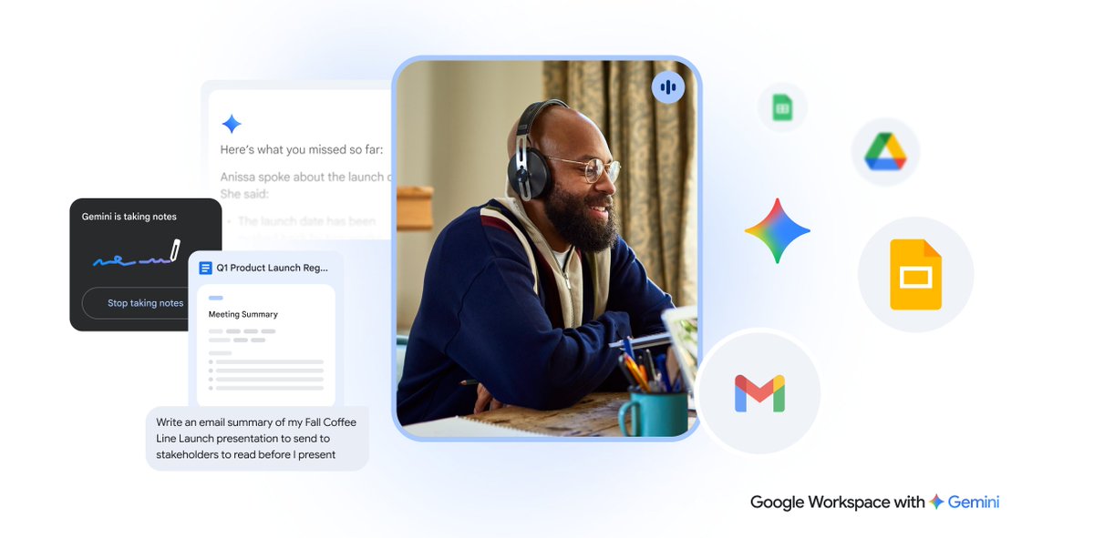 AskWorkspace's tweet image. Moving beyond efficiency to innovation. 🚀

#GoogleWorkspace’s guide to Gemini helps teams master AI fluency—from power prompting to automating project workflows in Docs, Sheets, and Meet.

Read the 11 tips to transform your daily work: goo.gle/4mcrYaJ