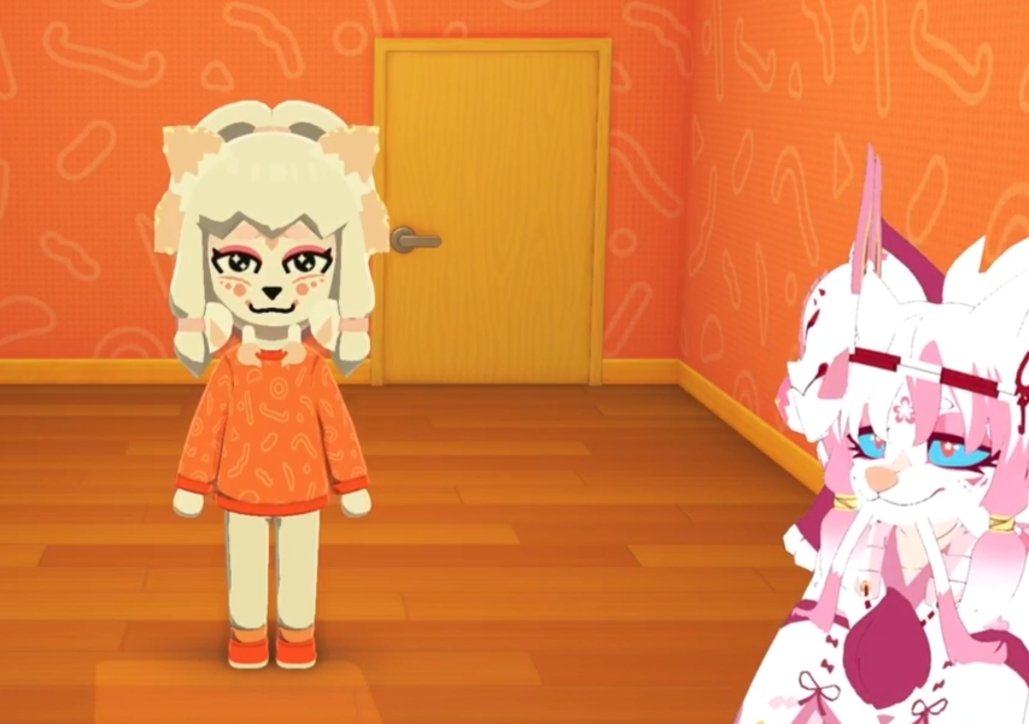 KRSx360's tweet photo. Tried putting my fursona Tomodachi life and welp I guess that's good enough lol. Probably should of made him on handheld mode. https://t.co/qxmcQlx6yV