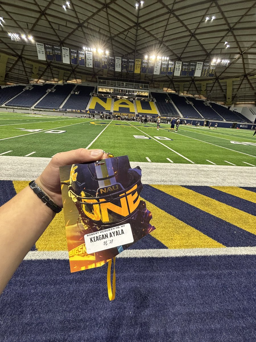 I had such a great time visiting <a href="/NAU_Football/">NAU Football</a>! I love the program and culture that is happening over there! Thank you so much <a href="/KendallColeman_/">Coach KC</a>  and <a href="/dsema24/">Dom Sema</a> for inviting me!
<a href="/Tos93/">Coach Santos Carrillo</a> <a href="/FouHoChing/">Tausagafou Ho Ching</a> <a href="/CoachB_Larson/">Bryan Larson</a> <a href="/Coachbwright4/">Brian Wright</a> <a href="/JacksonwinnFB/">Jackson Winn</a> <a href="/PrepRedzoneNV/">Prep Redzone Nevada</a>