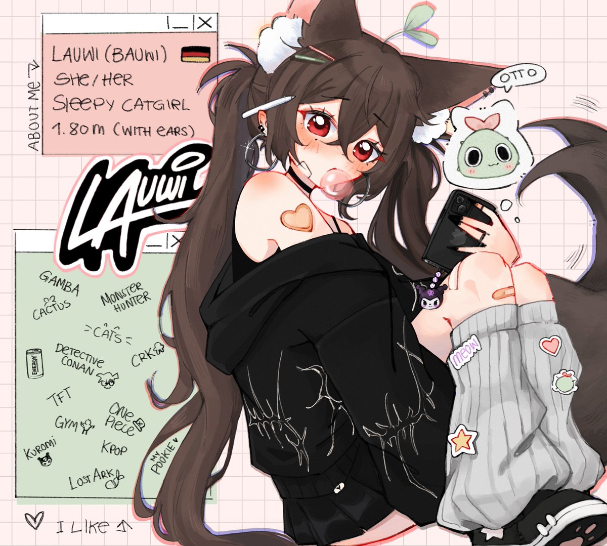 lauwibauwi's tweet photo. Hi, I'm Lauwi.🌱

cms » https://t.co/KST0vtq2z2
ych » https://t.co/j2f5AqtLde // https://t.co/kU2KMNh1hP
twitch » https://t.co/ECqnP7eJOq
discord » https://t.co/l9nlHkOV0V https://t.co/ESf9nd5OWv