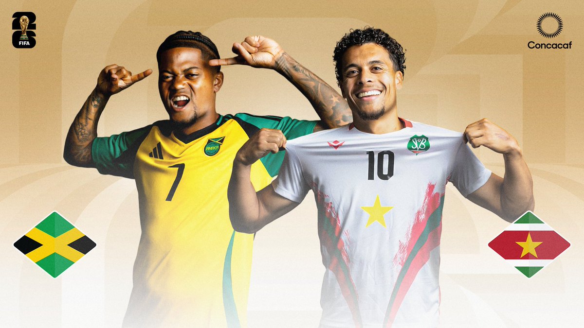 Message from President Victor Montagliani ahead of the FIFA World Cup 2026 Playoff Tournament:

“The FIFA World Cup 2026 Playoff Tournament kicks off today in Monterrey and Guadalajara, marking a defining moment for Suriname and Jamaica, and for football across our Confederation.