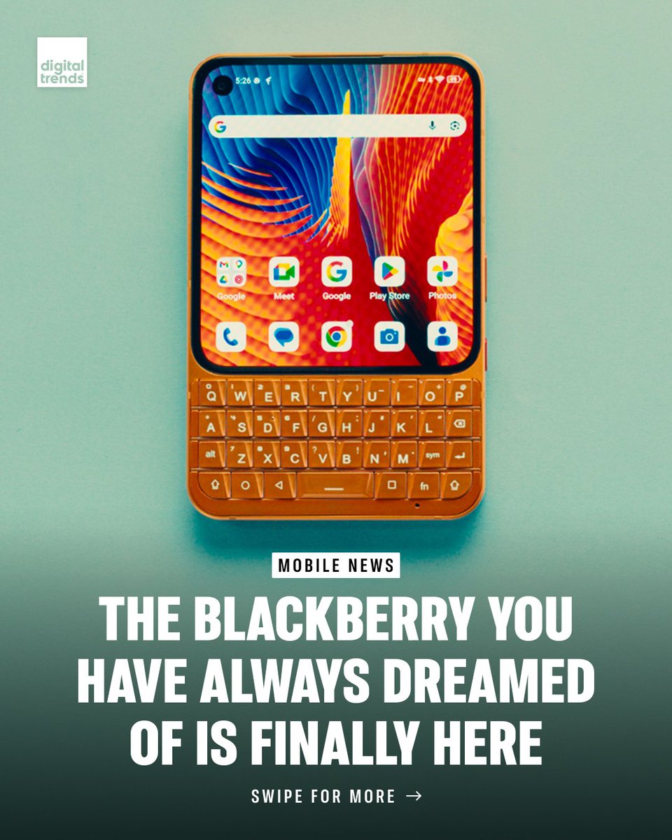 DigitalTrends's tweet image. Physical keyboards are back. Unihertz’s Titan Elite 2 blends BlackBerry nostalgia with modern touch gestures built into its QWERTY keys. The phone is now live on Kickstarter, with pricing starting at $389.

#smartphone #technology #technews