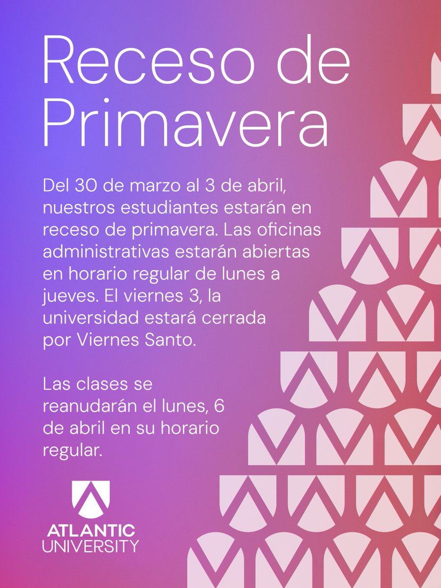 Atlantic University tweet media