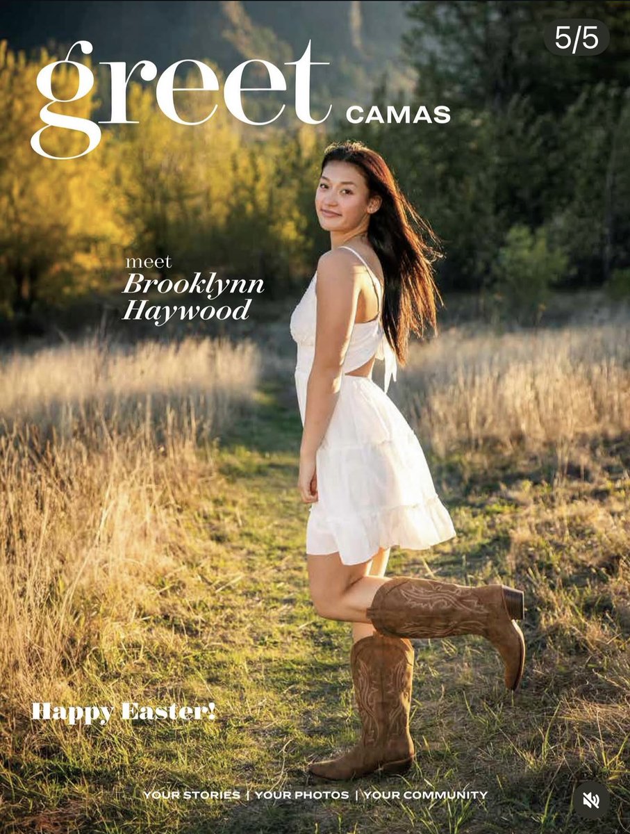 BrooklynnHaywo1's tweet photo. Thank you to Greet Camas for the amazing article on Brooklynn. This publication is first class! A magazine celebrating the people and their businesses in the Camas community!! https://t.co/uB68YrFnVR