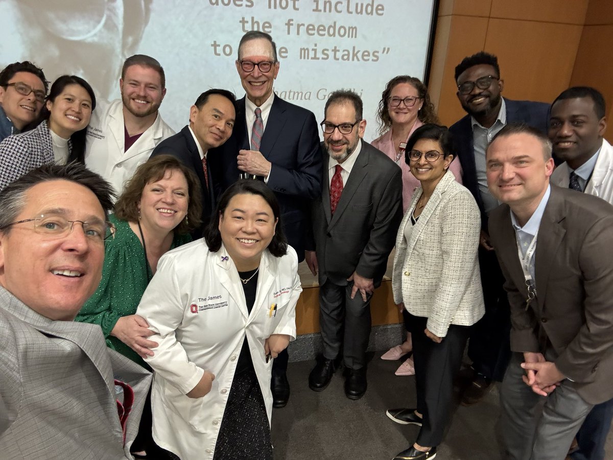 timpawlik's tweet photo. Congrats @DrRPollock for being recognized with @UnivSurg Trailblazer award. Unable to attend #ASC, past Prez Dr Chu presented the award in person today. As fate would have it @bermar01 was our @OhioStateSurg GR speaker today &amp; gave a wonderful talk on mentorship - perfect topic! https://t.co/PbySFu01Ki