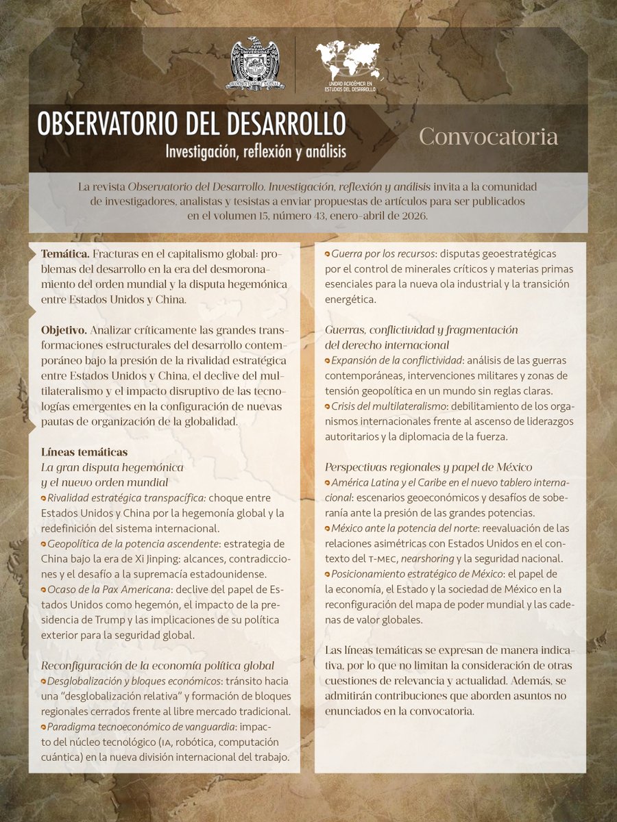 Ediciones Estudios del Desarrollo (EED) (@EdicionesED_UAZ) / Posts / X