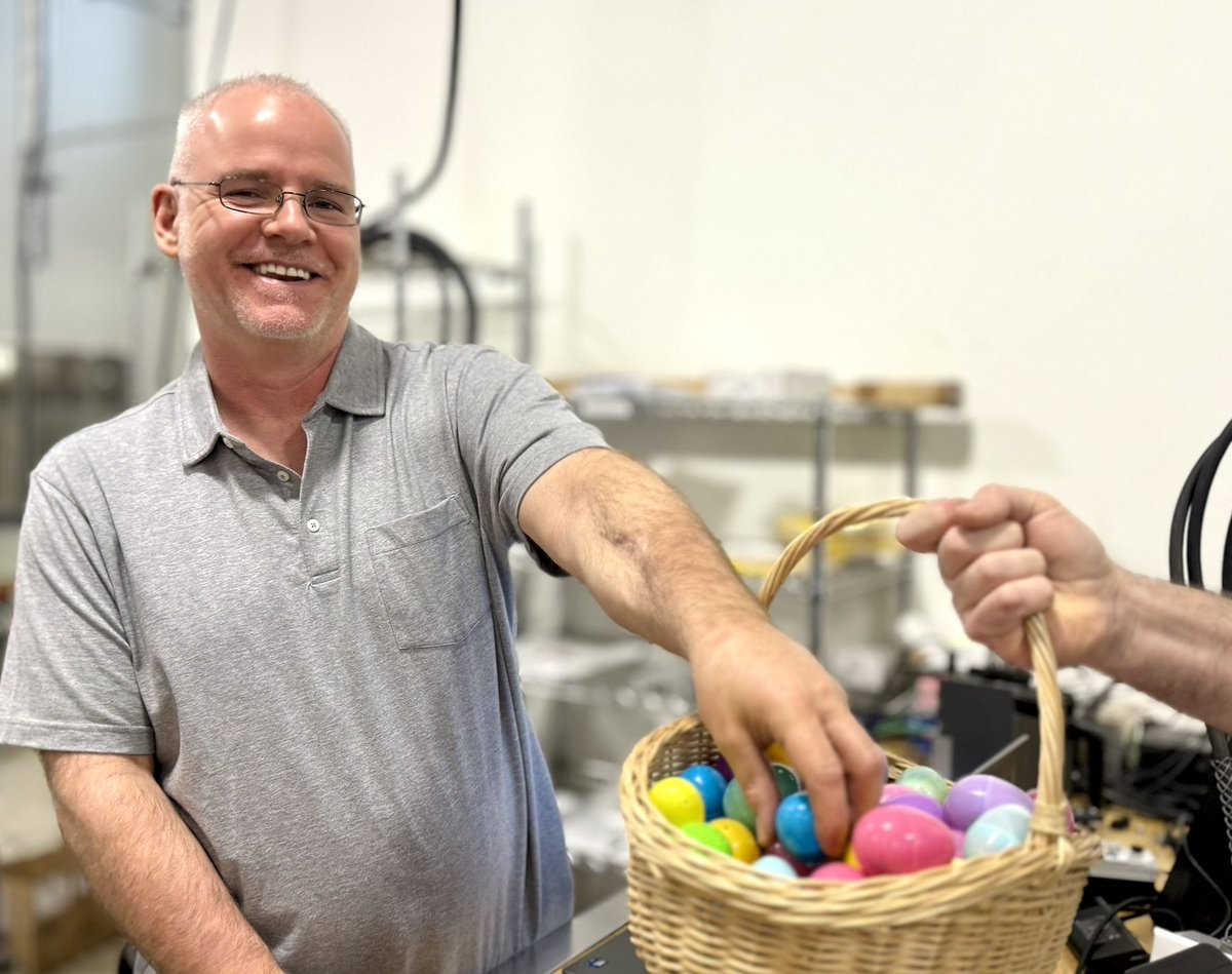 WireBeltCo's tweet photo. 🍀🐣 A little luck and a lot of chocolate!
 
At Wire Belt, we combined Saint Patrick’s Day and Easter to surprise our team with a sweet treat. Employees enjoyed chocolate-filled Easter eggs. A lucky few even found hidden shamrock coins redeemable for gift cards!
 
#TeamWireBelt https://t.co/s8iLT4s74Z