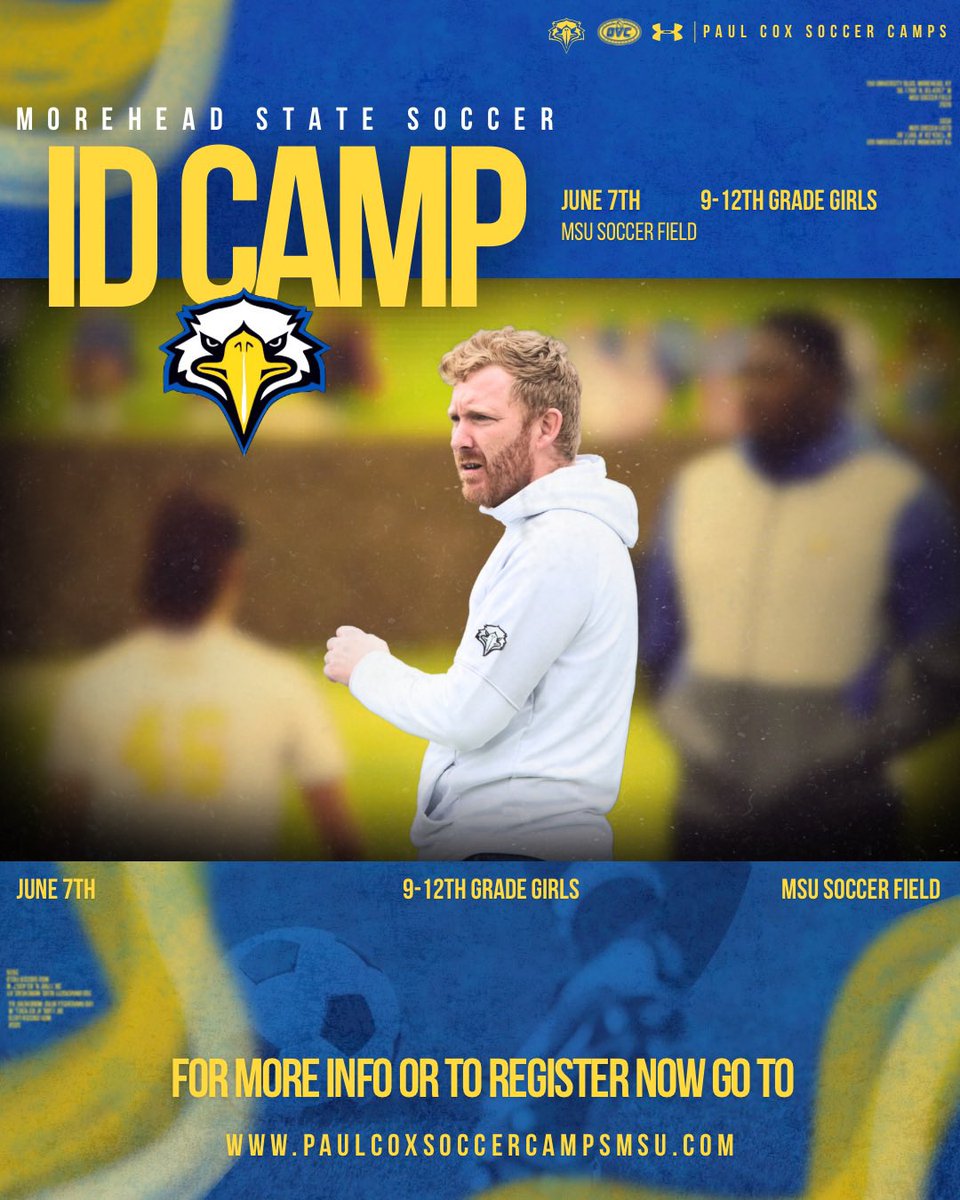 MSUEaglesSoccer's tweet photo. SAVE THE DATE 📅 

Come train with the Eagles this summer at our College ID Camp on June 7th‼️

REGISTER TODAY through our link in our bio🔗 https://t.co/SopKHhV8wV