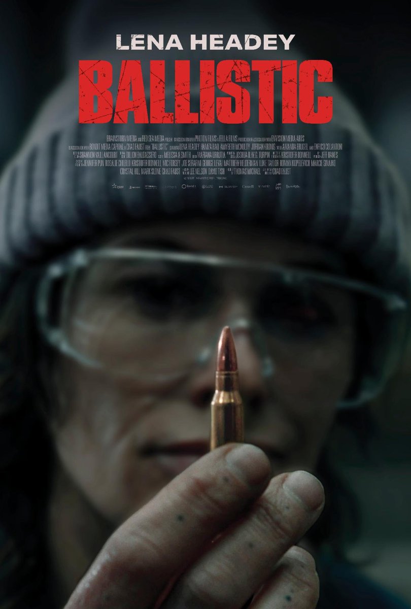 GeekVibesNation's tweet photo. New poster for #Ballistic starring Lena Headey 

"When a soldier's mother (Lena Headey) discovers the bullet that killed her son in Afghanistan was made at the factory where she works, she sets out on a path of revenge against those responsible."

In Select Theaters and On Demand on April 17