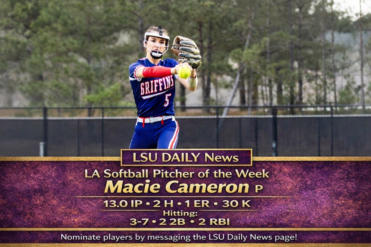 DAILY LSU NEWS + LSU Softball Report tweet media