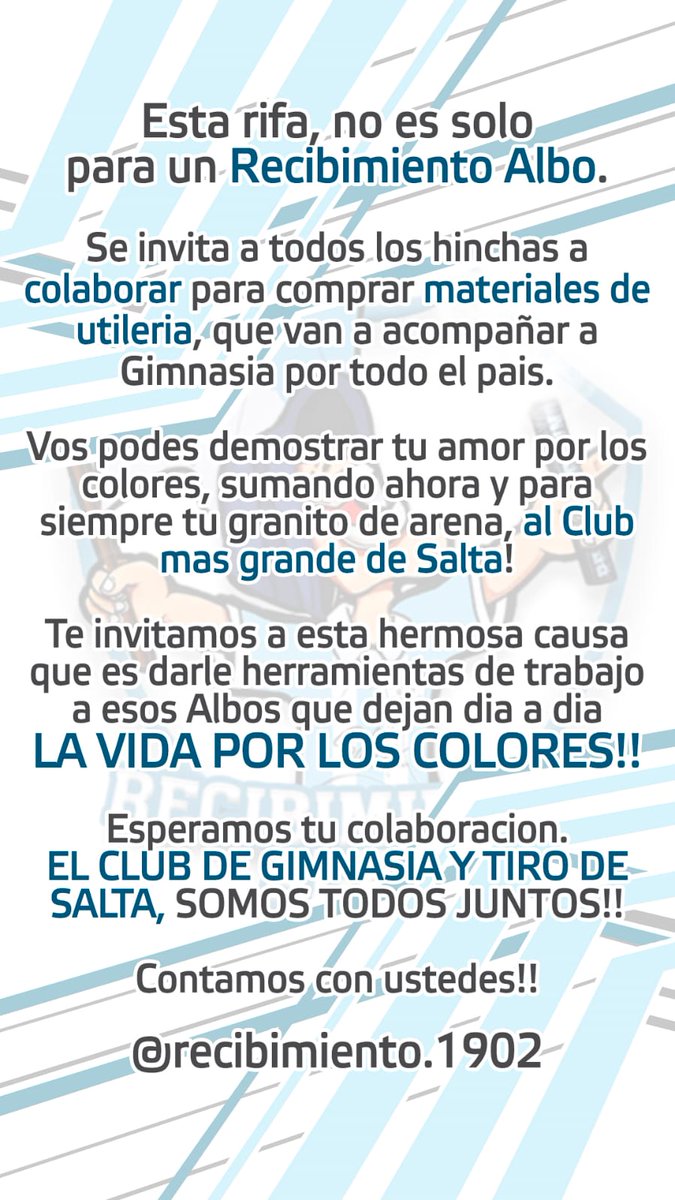NO PUEDO, JUEGA EL CLUB DE SALTA. tweet media