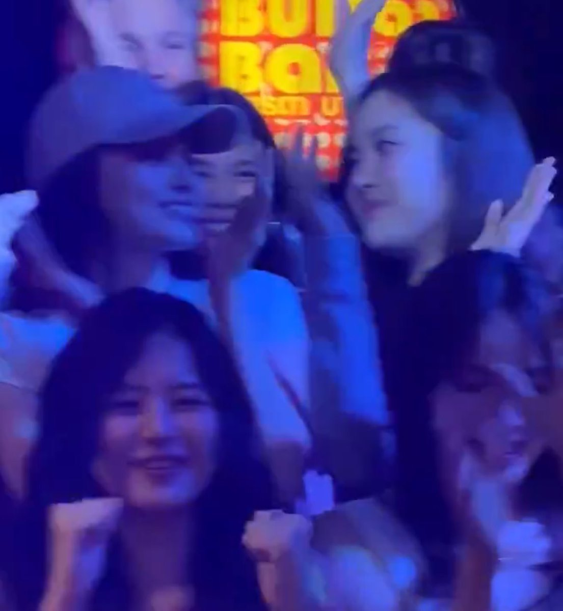 "and everybody's watching her, but she's looking at you"