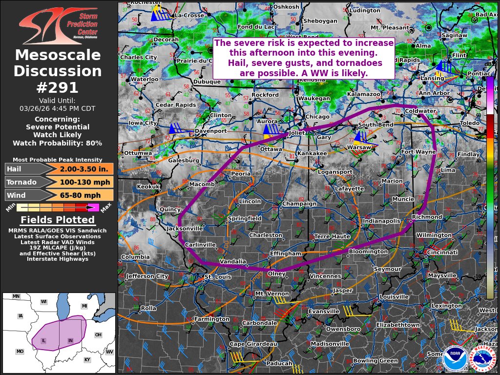 NWS Storm Prediction Center tweet media