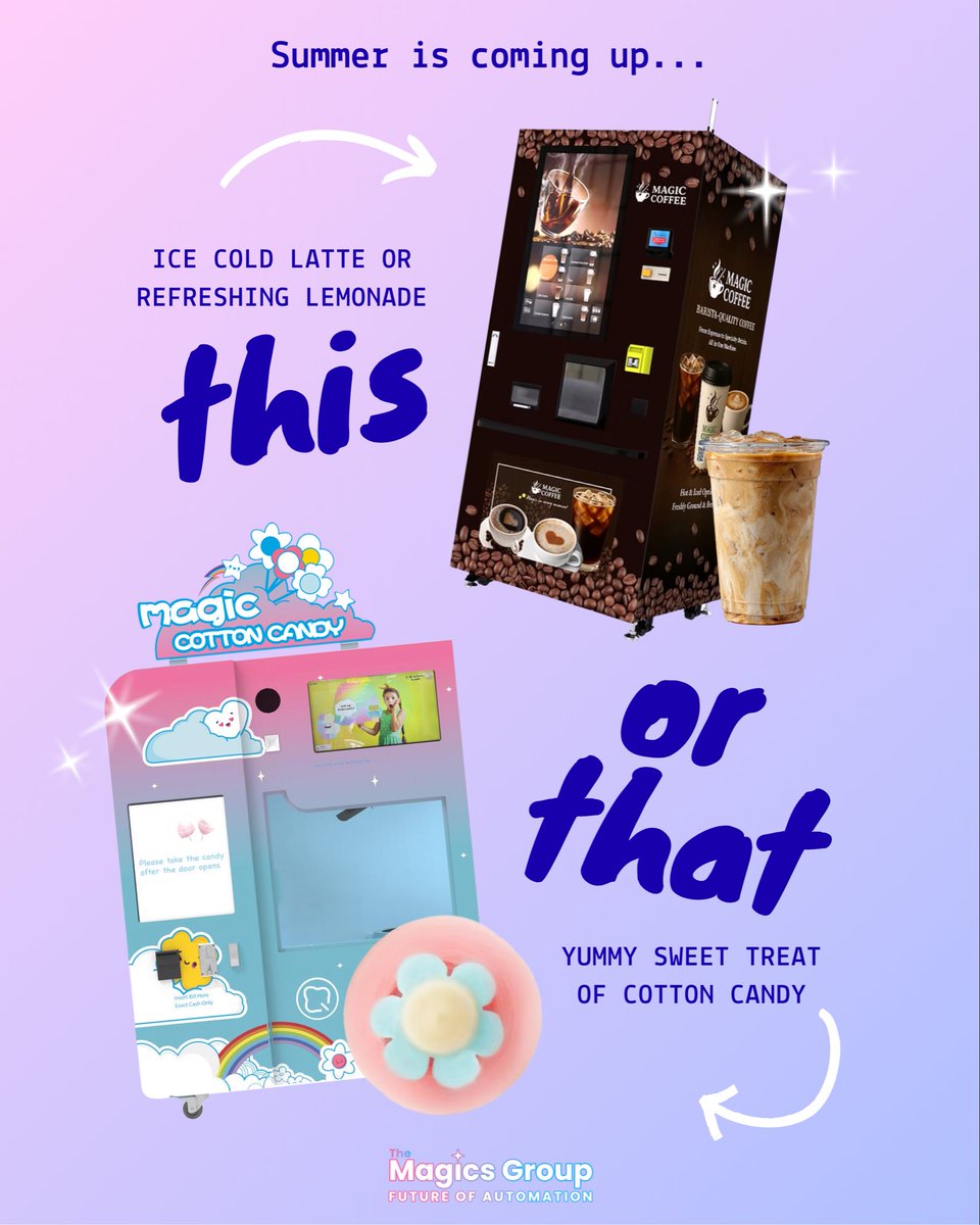 Summers coming up so you know what that means! ☀️ We’ve gotta know… do you prefer a refreshing beverage 🥤or a sweet treat 🍭 in the summer. Comment below to let us know!