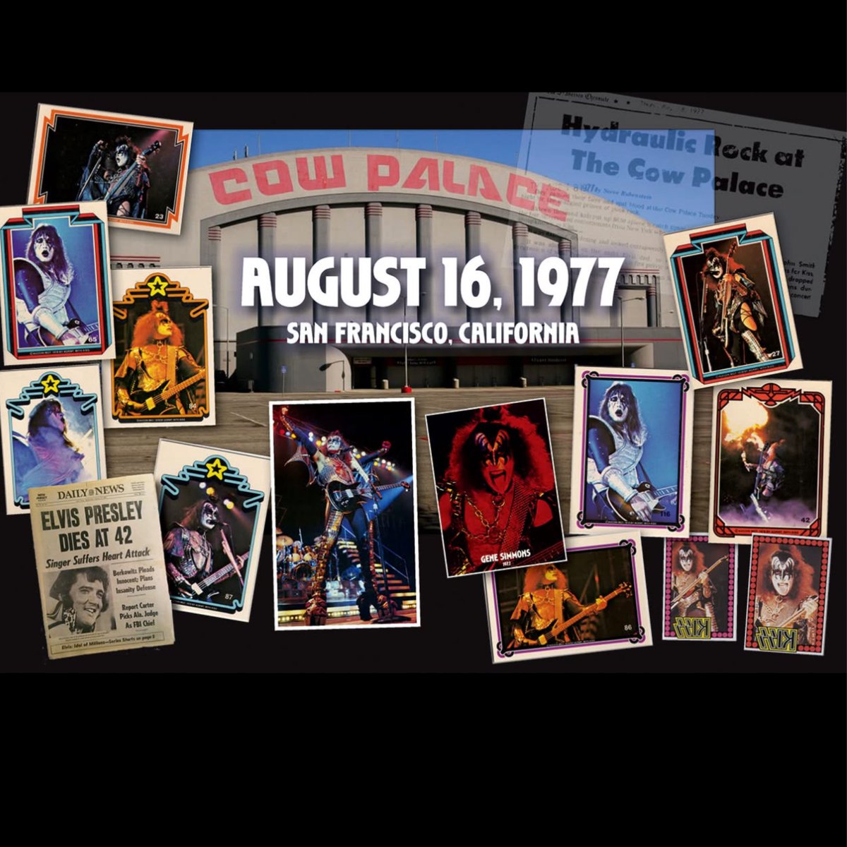 ssikfandk's tweet photo. August 16, 1977.
Remember like yesterday. I was 13. My mom came in crying… and I found out Elvis had passed away. Kiss played that evening . Here is City and Venue. Paul dedicated #RARAN to Elvis. Some kinda iconic photos happened that night. And days later, the Alive 2 Covershoot took place in San Diego. Was almost like a handing off of the baton. Kiss was now… the biggest band on earth.
#KISS : 1977