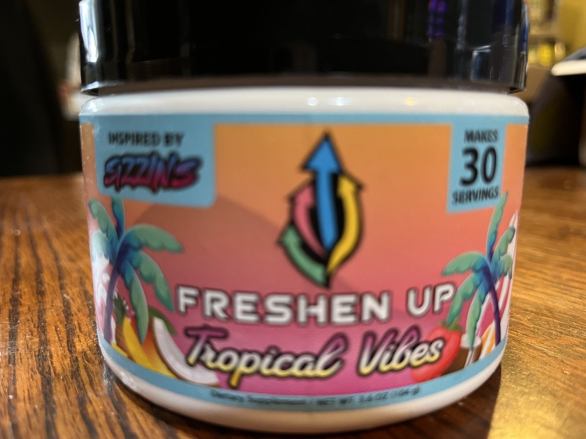 Use code Madison for 20% off at check out, this tropical vibes is awesome, ⁦<a href="/DrinkFreshenUp/">Freshen Up Energy</a>⁩ also I tried the sour watermelon can and added some lemonade crystal light and that shit is awesome try it