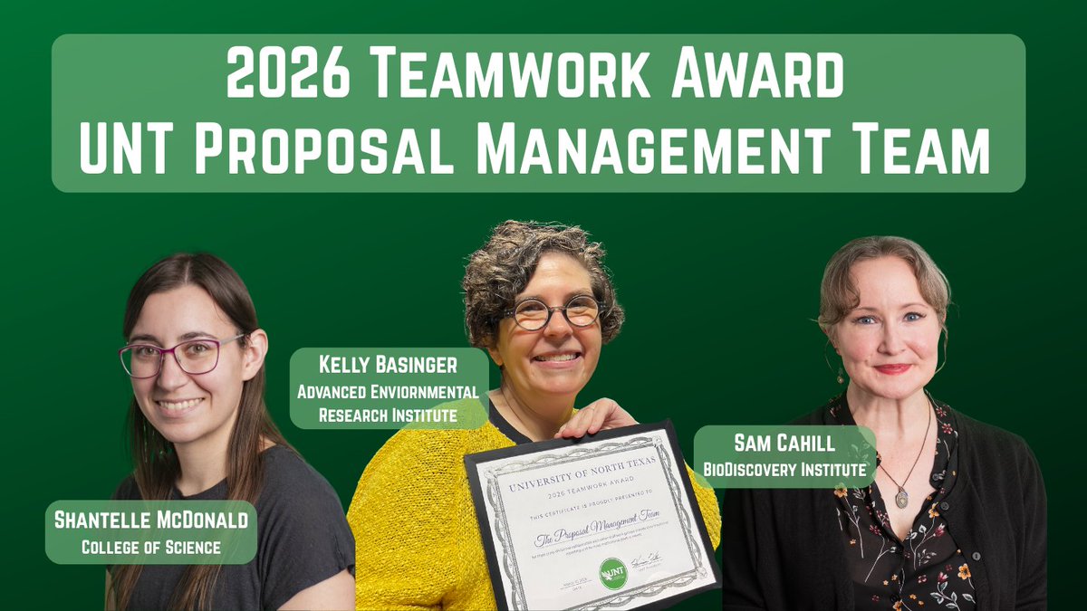 UNT College of Science tweet media