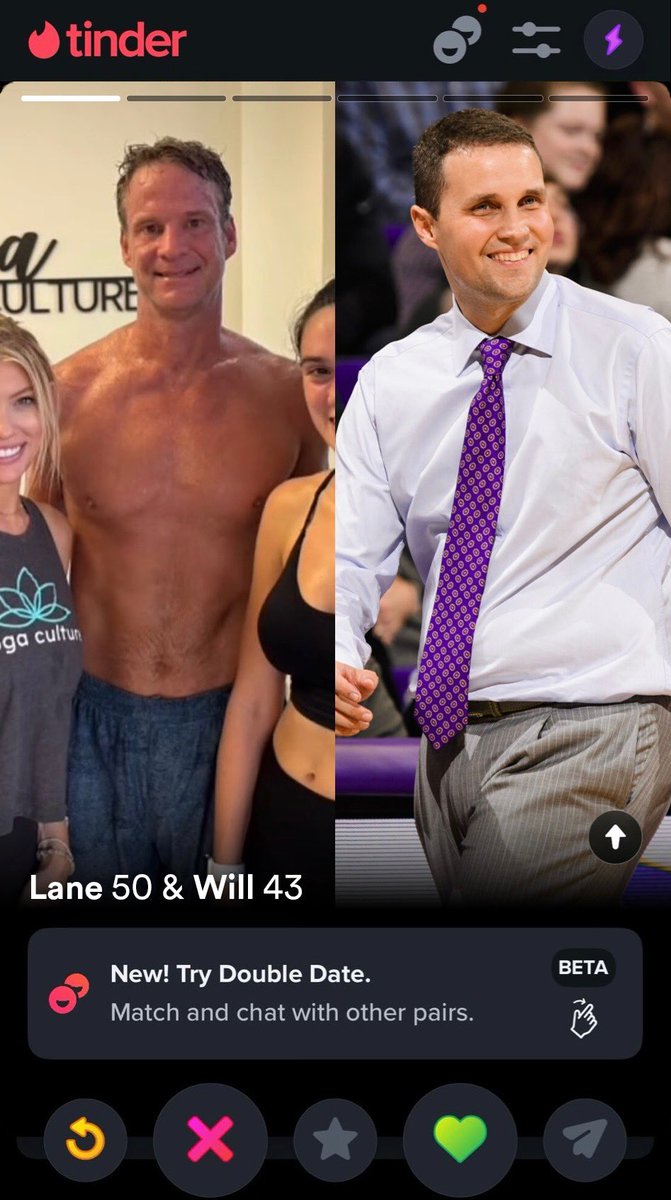 Inspiring: LSU football coach Lane Kiffin and new basketball coach Will Wade are officially running double dates on Tinder together. 

Looks like the two wasted no time forming an off-field connection. 🔥
