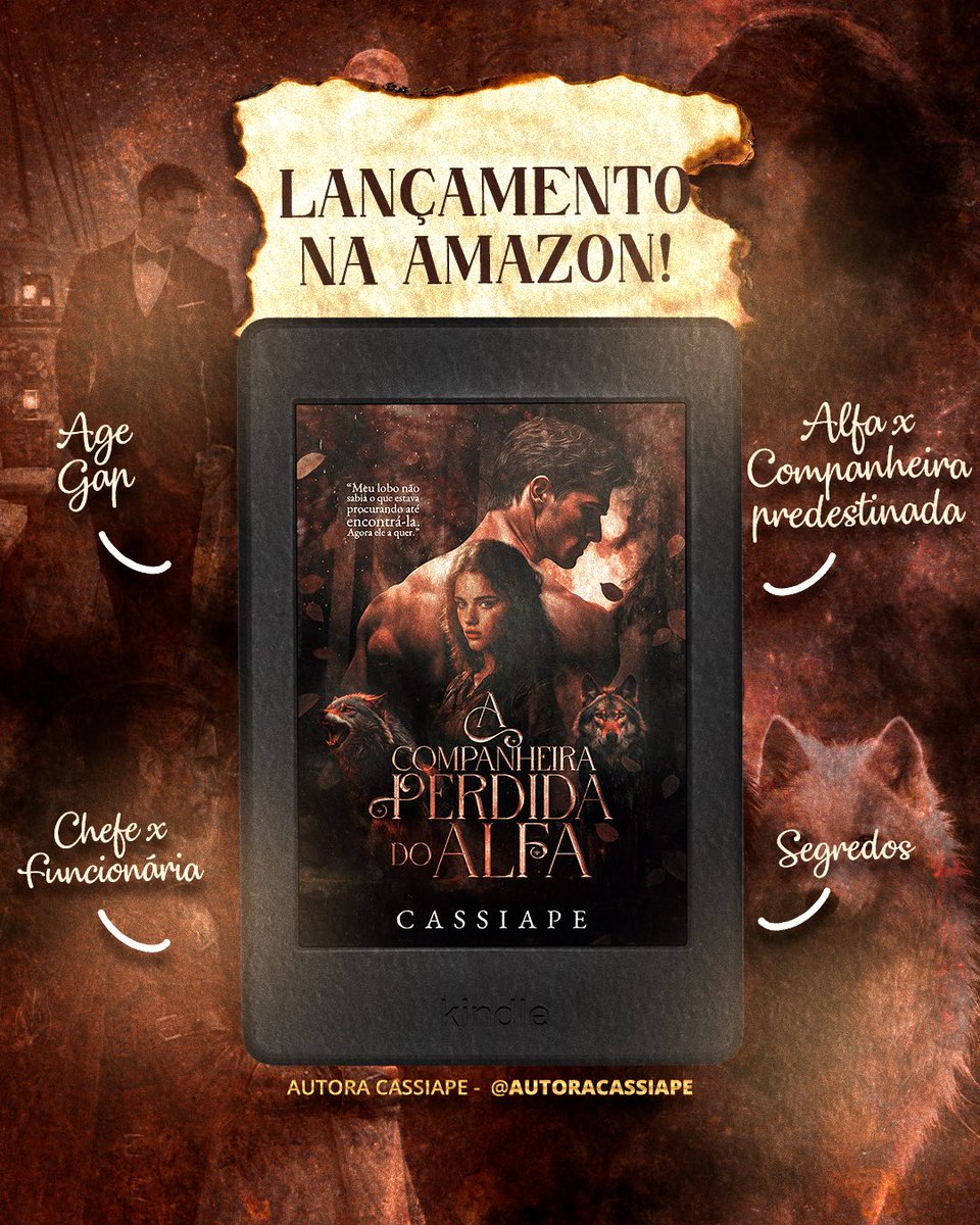 🚨LANÇAMENTO🚨

📖 A Companheira Perdida do Alfa
por CASSIAPE

📌 Age Gap
📌 Chefe x funcionária
📌 Alfa x Companheira Predestinada
📌 Segredos

🔗 amzn.to/3PwhHty