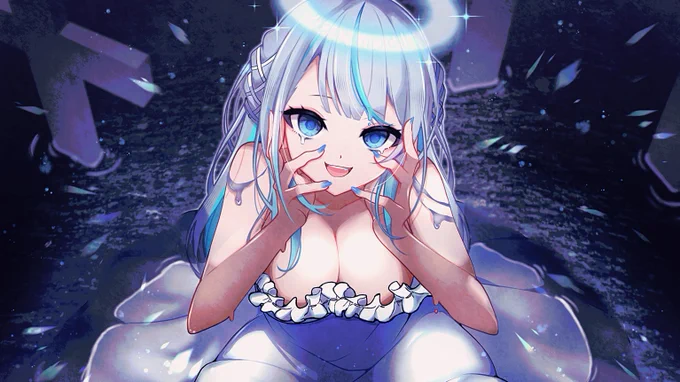雨乙女なルカちゃん #描いていルカ