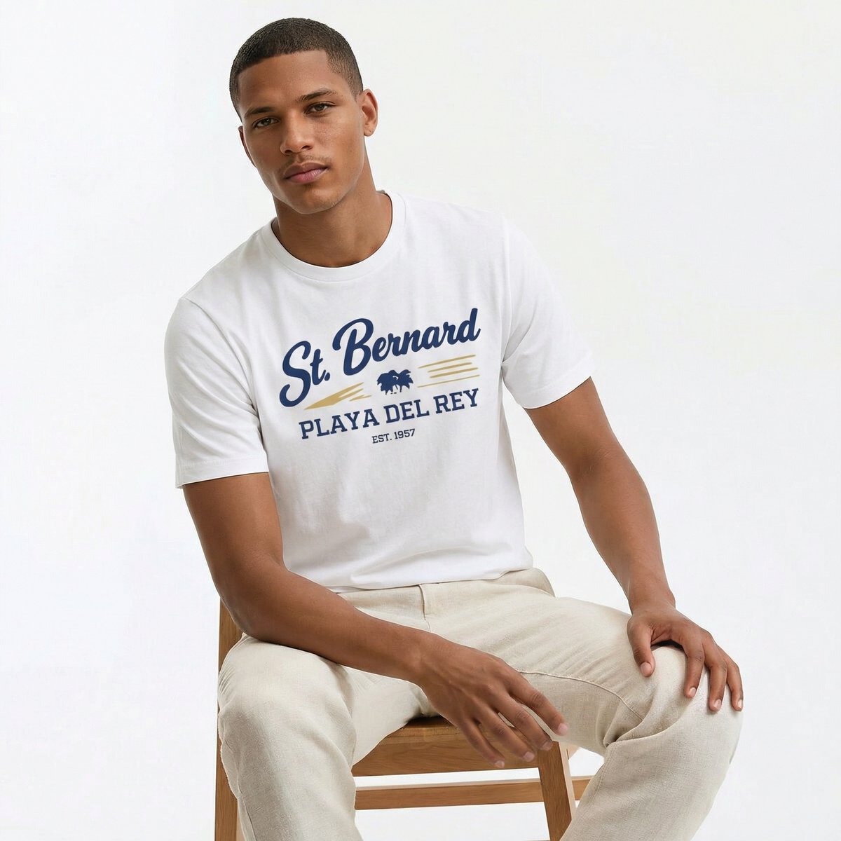 thorocrafted's tweet photo. St. Bernard's "Playa del Rey" Tee, https://t.co/XnxvPyUWXI . Remember that 100% of profits support our social impact initiative @Thorovizion #thoroman #bethoro https://t.co/BcZ3mvfL03