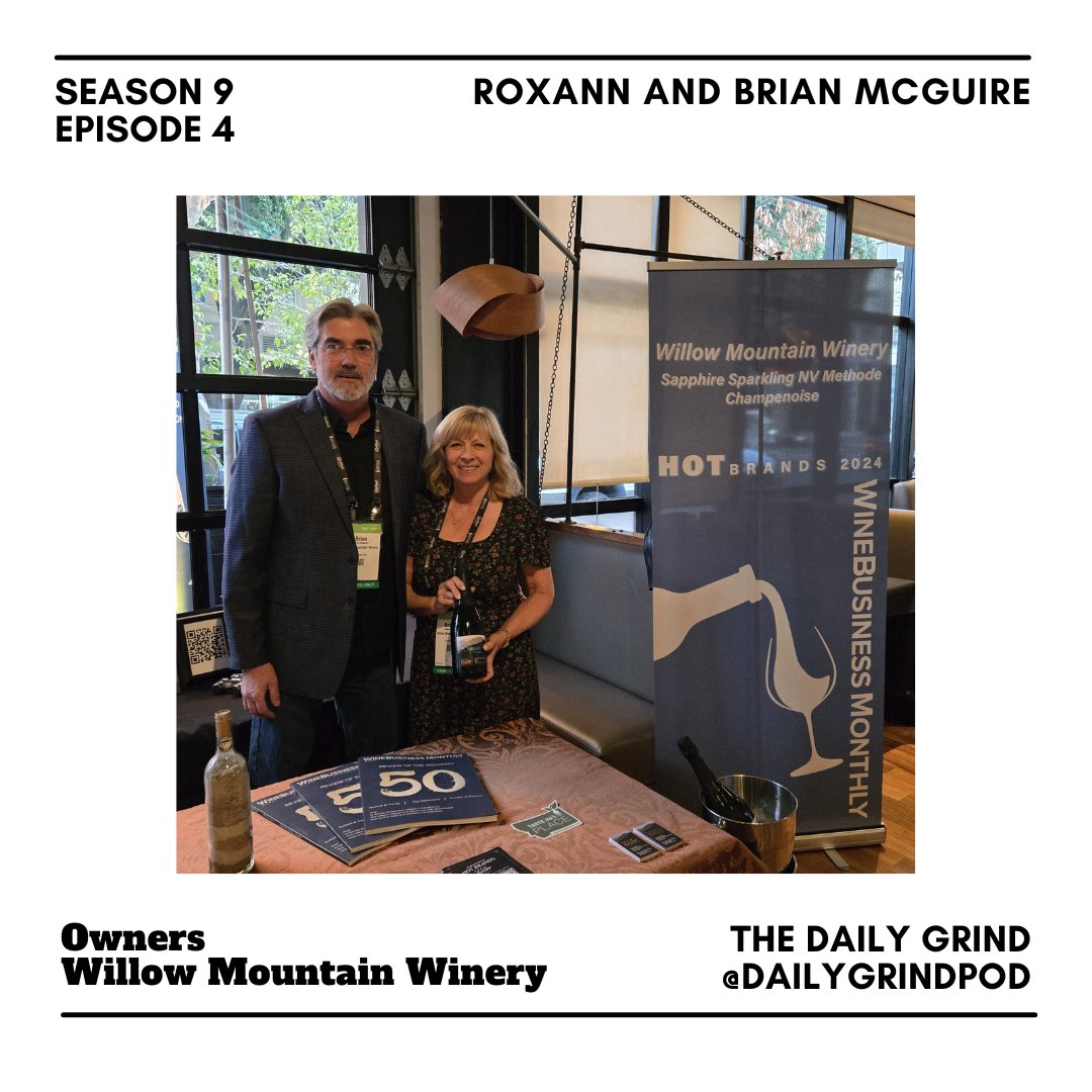 dailygrindpod's tweet image. “From the ground up” on the Daily Grind ☕️. This episode features @kellyfastruns and special guests Roxann and Brian McGuire, owners and the heart and soul behind Willow Mountain Winery.

📲 Tune in today for their episode! 

#dailygrind #podcast #advice #motivation #storytime
