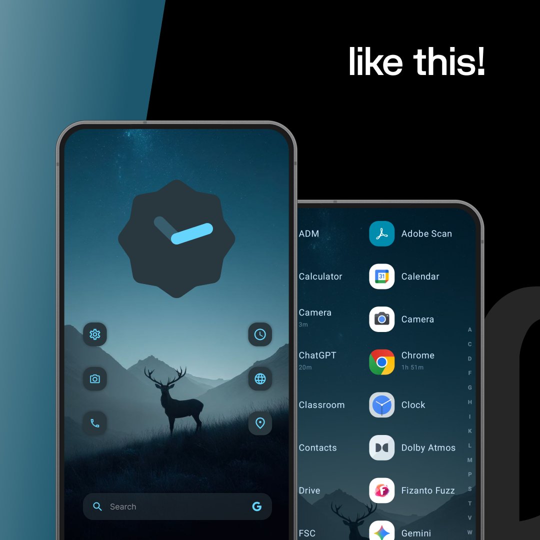 PhiLauncher's tweet image. Turn your home screen to something crazy, something different: play.google.com/store/apps/det…

#PhiLauncher #launcher #android #homescreen #customization