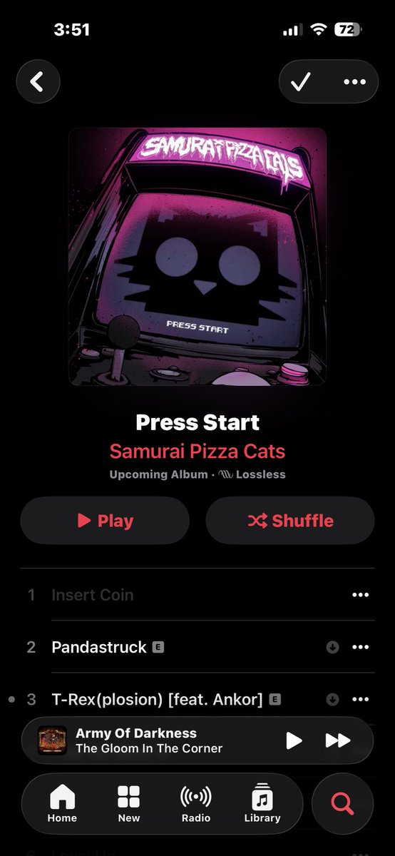 Shadows_Layer's tweet photo. @MetalBlakedowns Samurai Pizza Cats also dropping their album “Press Start” tomorrow https://t.co/zTJElcv1IX