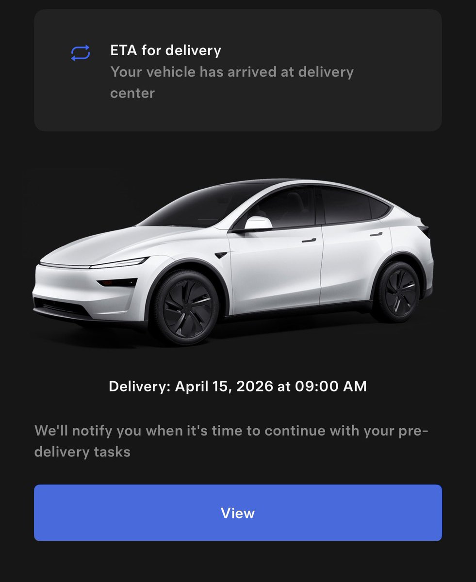TheCloudStrife7's tweet photo. @elonmusk @Tesla 
Been waiting for this moment for years! March 30th the real pickup date can’t come soon enough. https://t.co/mIAEULWAd1
