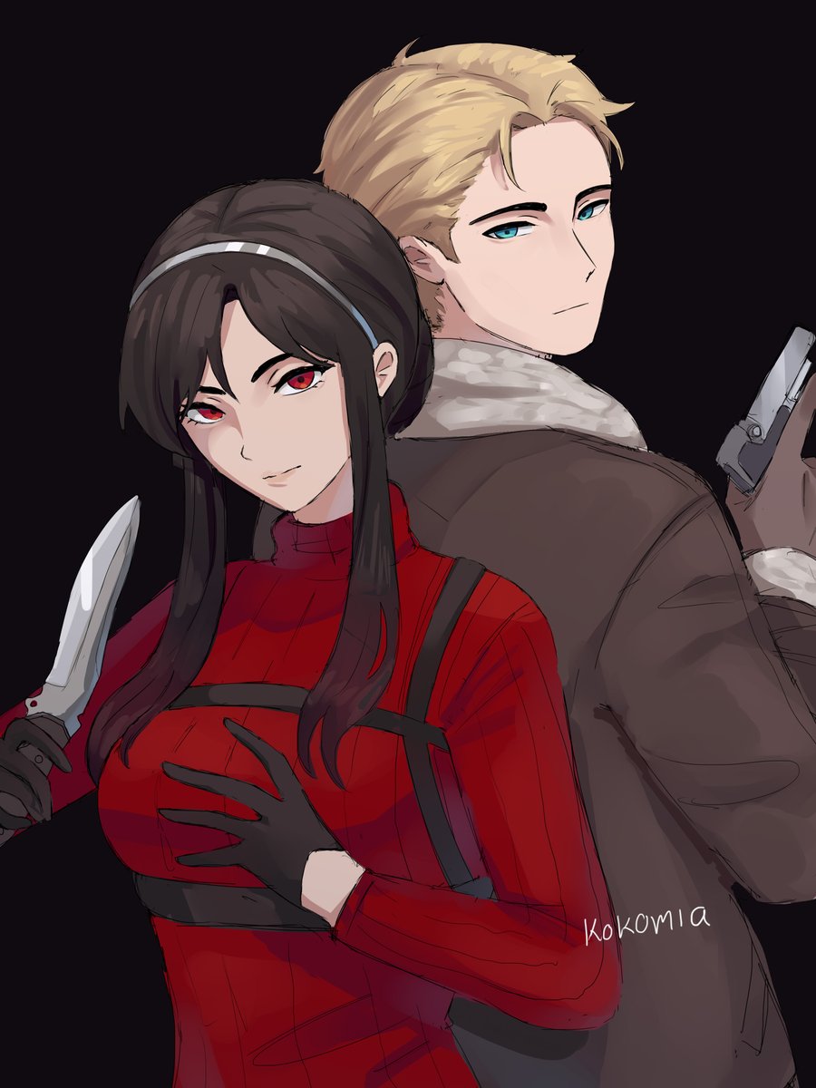 Aimokok's tweet image. Ada and Leon
no, wait... it's Yor and Loid

#SpyXFamily #RE