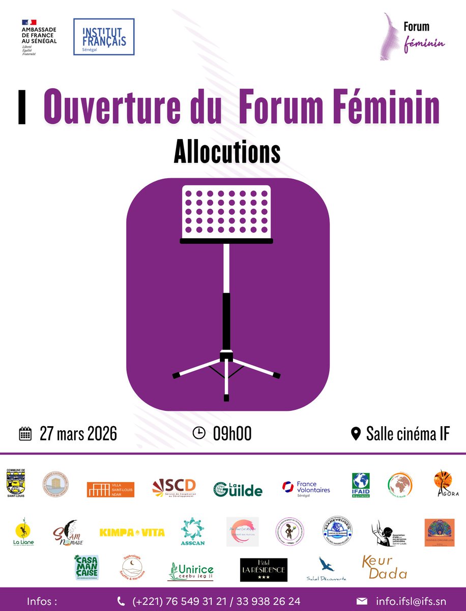 Institut français du Sénégal à Saint-Louis tweet media
